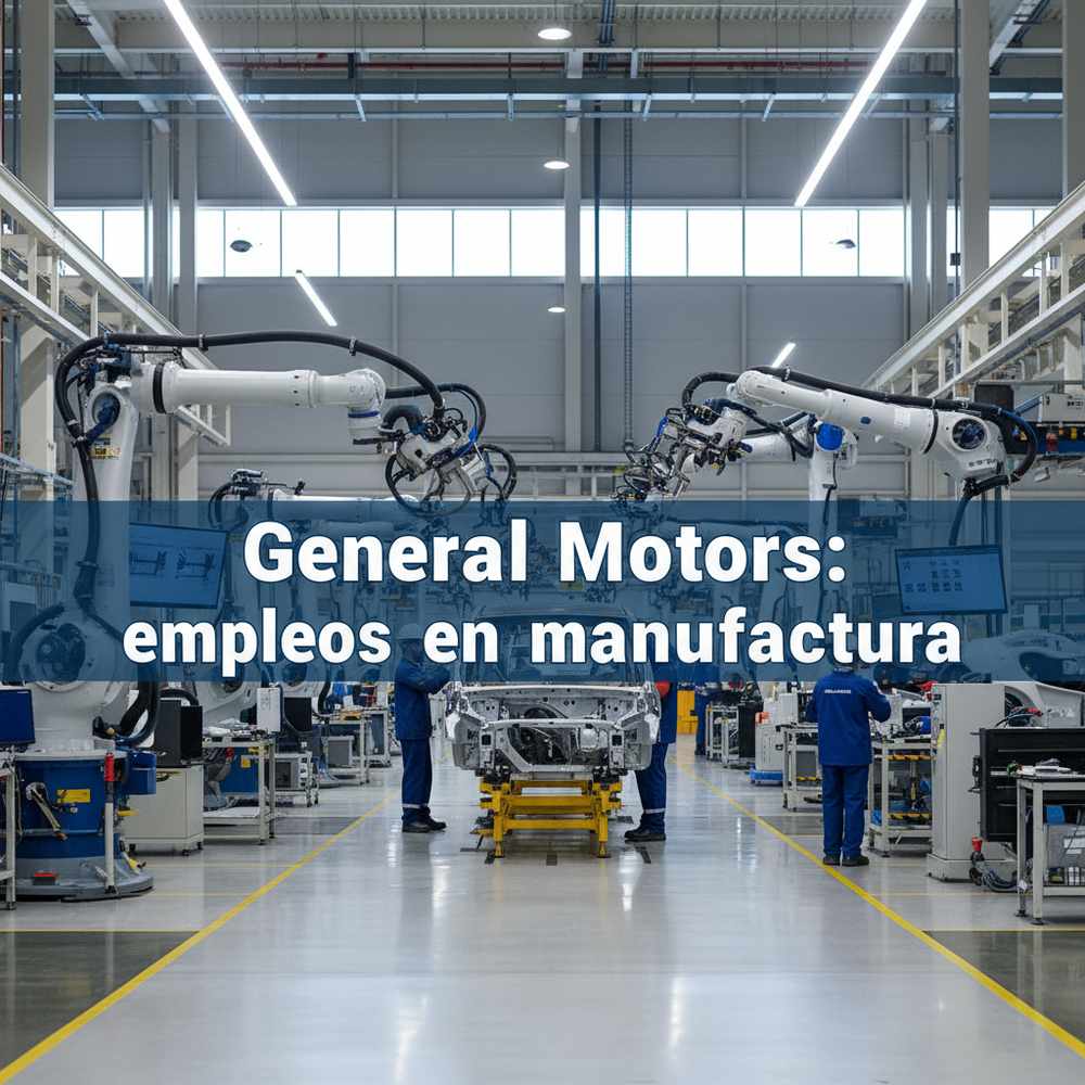 General Motors: empleos en manufactura