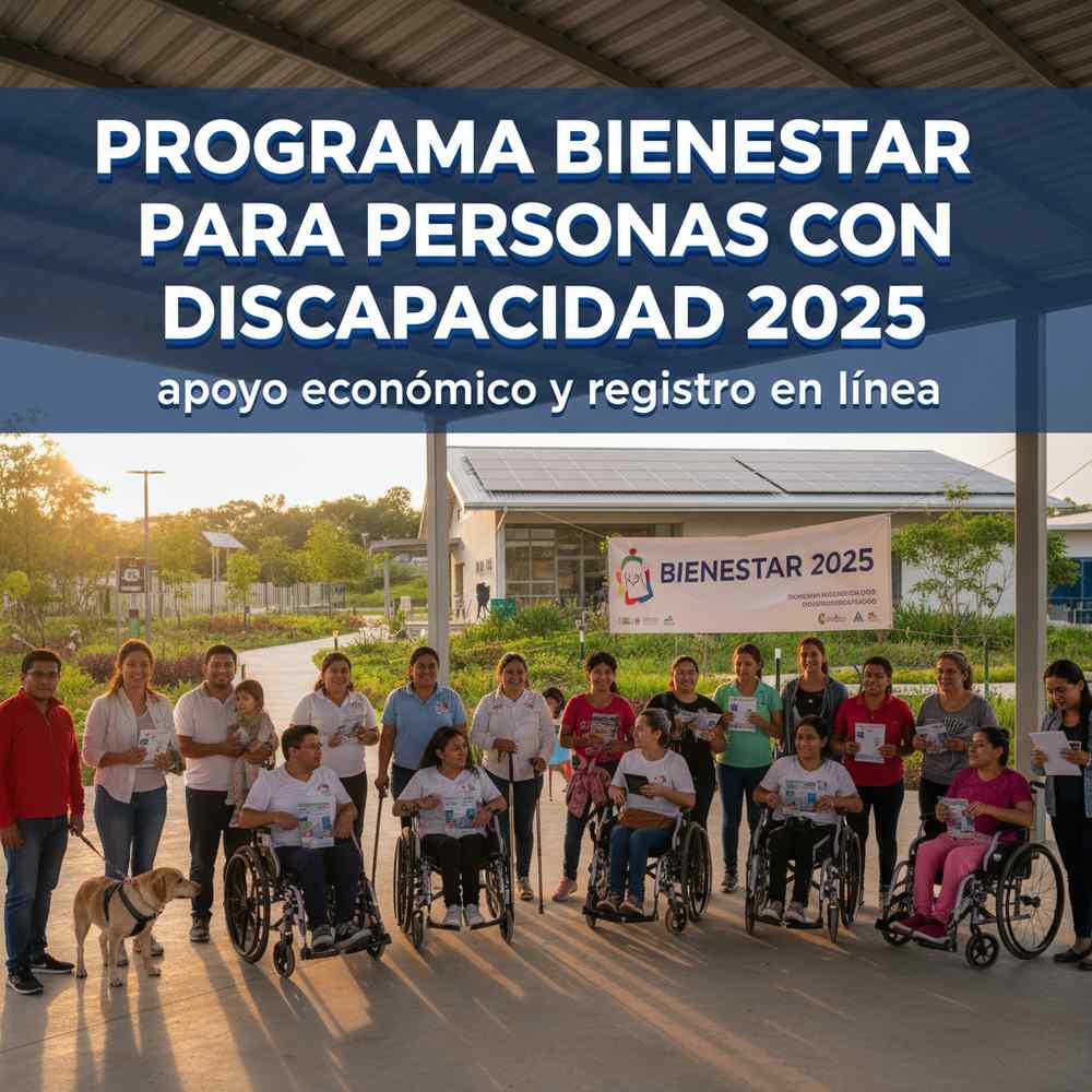 Programa Bienestar para Personas con Discapacidad 2025: apoyo económico y registro en línea